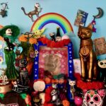 Cat Day of the Dead Altar for Yogi Otto
